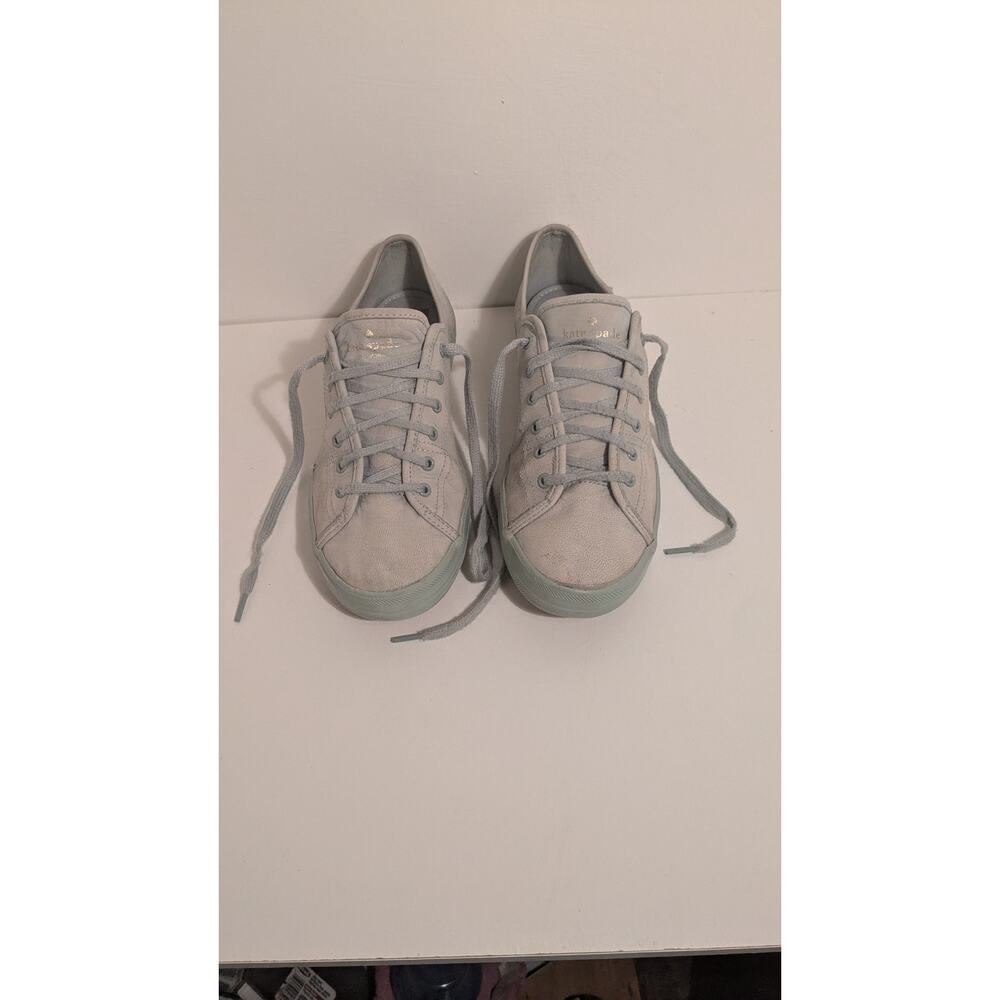 Keds for Kate Spade mint blue green canvas shoe, women's sneakers